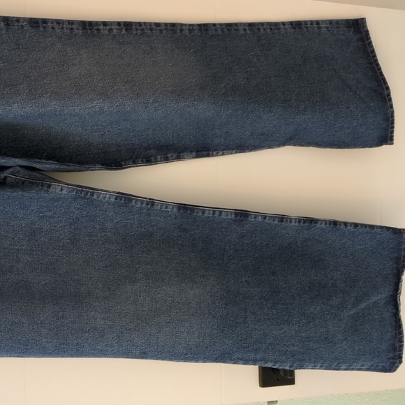 Agolde Fusion Classic Blue Organic Cotton Women's Relaxed Fit Jeans Sz 33 - Picture 6 of 12